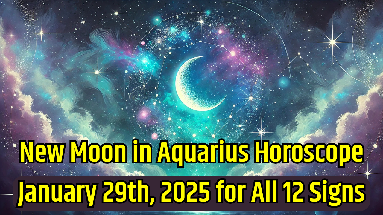 New Moon in Aquarius Horoscope January 29th, 2025 for All 12 Signs