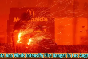 Santa Ana Winds Intensify Fire Danger in Los Angeles