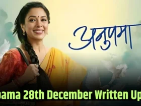 Anupama 29th December 2024 Written Update